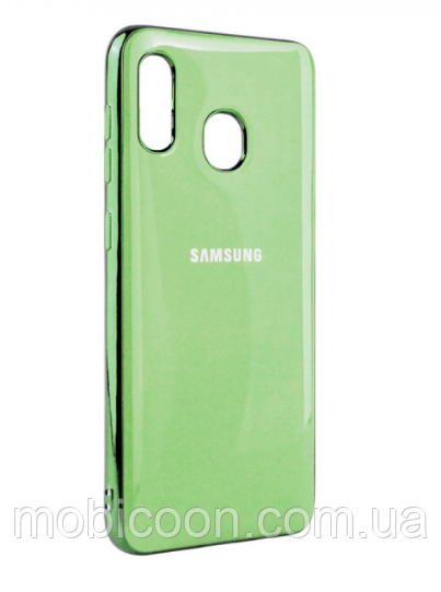Накладка Soft GLASS для Samsung Galaxy A40 A405 mint (самсунг галаксі а40)