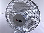 Якісний настільний вентилятор bitek bt-1910 (23См 20ВТ), фото 3