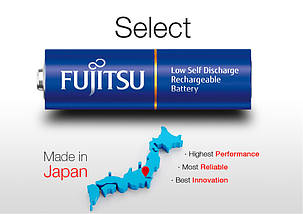 Акумулятор Fujitsu Blue HR-3UTI, AA/(HR6), 1900mAh, LSD Ni-MH, OEM, фото 2