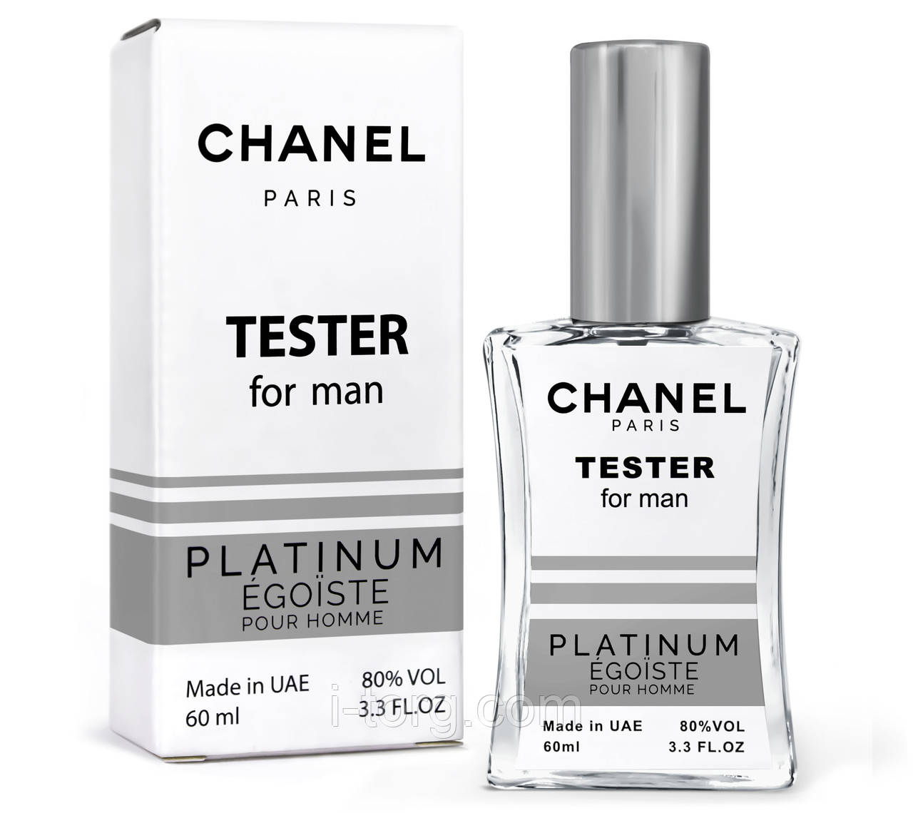Тестер чоловічий Chanel Egoiste Platinum, 60 мл. NEW