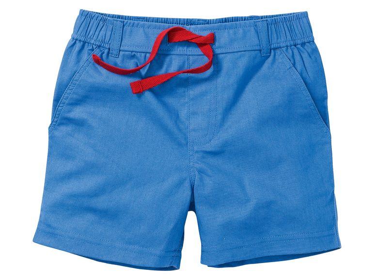 Шорти для хлопчика сині червоний шнурок Lupilu (Німеччина) IAN306990/1 р 98/104, 110/116см, фото 1