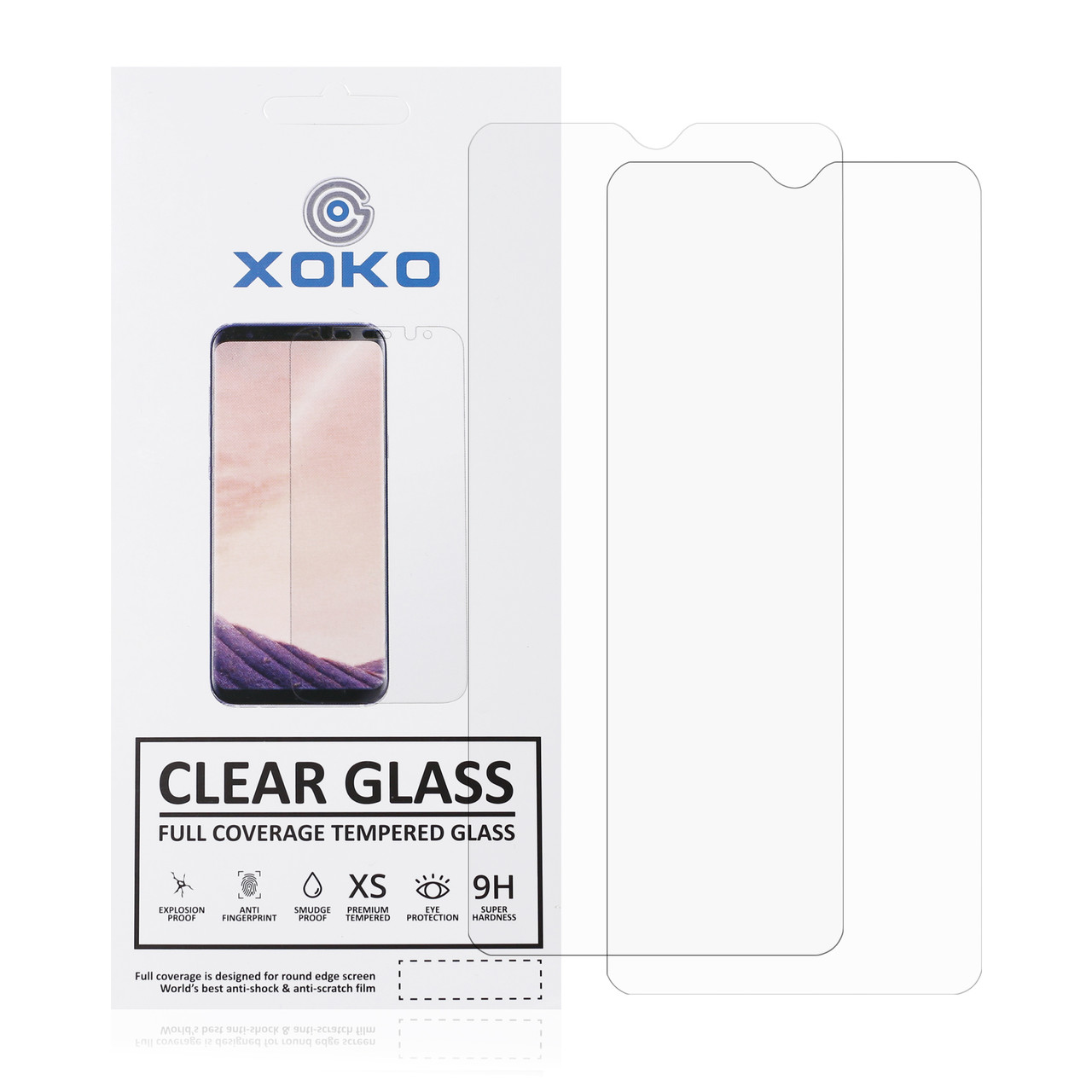 Защитное стекло XoKo Ultra clear Xiaomi Redmi Note 8 Pro (2 штуки в комплекте) - фото 4 - id-p1206429575