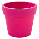 ВАЗОН ГАММА 2,8 л (20*17 см)(біла роза) Без підставки, фото 5