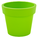 ВАЗОН ГАММА 0,9 л (14*12 см) (біла роза) Без підставки, фото 3