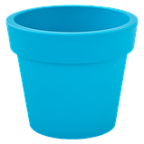 ВАЗОН ГАММА 0,9 л (14*12 см) (біла роза) Без підставки, фото 2