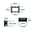 Високоточний цифровий автомобільний ВОЛЬТМЕТР 12 - 24 В (4-х розрядний, до 100 В, 60 x 29 мм), фото 6