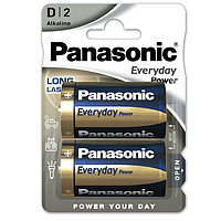 Батарейки Panasonic Everyday Power Alkaline LR20, 2 шт.