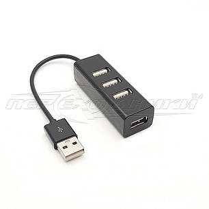 USB 2.0 HUB (хаб, розгалужувач) на 4 порти, фото 2