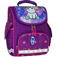 Рюкзак школьный каркасный с фонариками Bagland Успех 12л (00551703 339 фиолетовый 428)