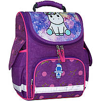 Рюкзак шкільний каркасний з ліхтариками Bagland Успіх 12л (00551703 339 фіолетовий 428), фото 2