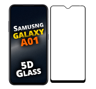 Захисне скло 5D на Samsung Galaxy A01 A01 A015 (самсунг галаксі а01)