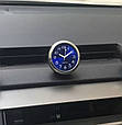 Автомобільний годинник для салону авто на батарейці - СИНІЙ ЦИФЕРБЛАТ, фото 5