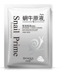 BioAqua Snail Prime тканевая маска для лица с экстрактом улитки