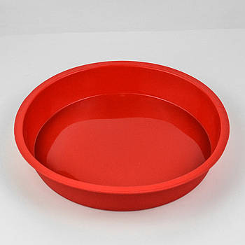 Силіконова форма Кругла з гладким дном 24 см