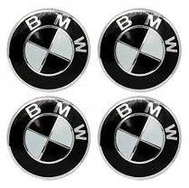 Ковпачки (заглушки) в литі диски BMW (БМВ) 68 мм Чорно - білі, фото 5