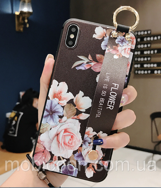 Чохол Flower Rope Case для Samsung Galaxy А11 А115 Black (Самсунг А115)