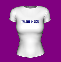 Футболка жіноча Talent Inside (талант всередині)