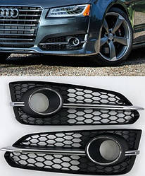 Бічні решітки бампера Audi S8 D4 (14-18)
