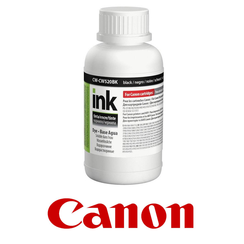 Чорнило Canon iP 1800/1900, MP 180/230/240 Black, 200 мл, фарба для принтера кенон