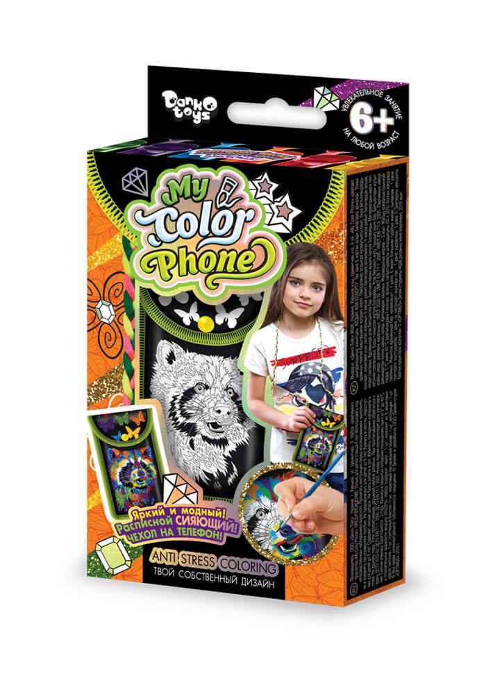 Набір для творчості "My Color Phone" чохол - розмальовка в кор. 22*15*3см (12шт), фото 1