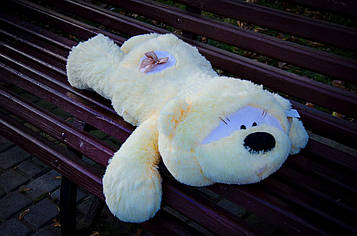 М'яка іграшка Ведмедик Фіззі Мун 95 см Плюшевий ведмедик Ведмедик із плюшу Красива іграшка Персик