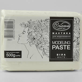 Мастика Criamo Біла для моделювання 0.5 кг