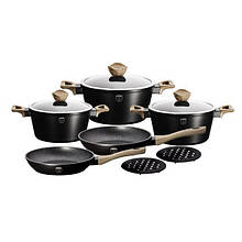 Набор посуды 10 предметов Ebony Maple Collection Berlinger Haus BH-1533N