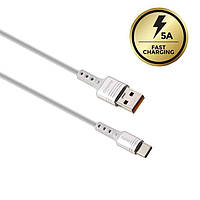 Kабель USB to Type-C Remax RC-135a Chaining 5A 1m White