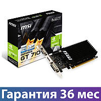 Видеокарта GeForce GT710, MSI, 2 Гб DDR3, 64-bit (GT 710 2GD3H LP), відеокарта