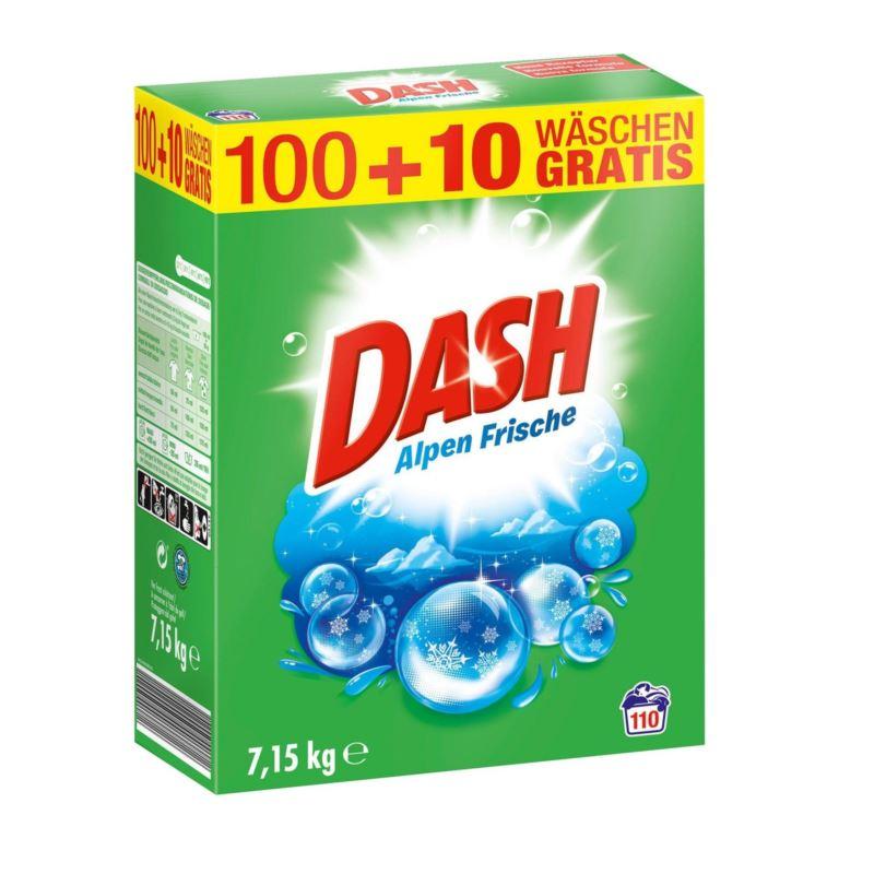 Пральний порошок Dash "Альпійська свіжість" 110 прань (7,15кг.)