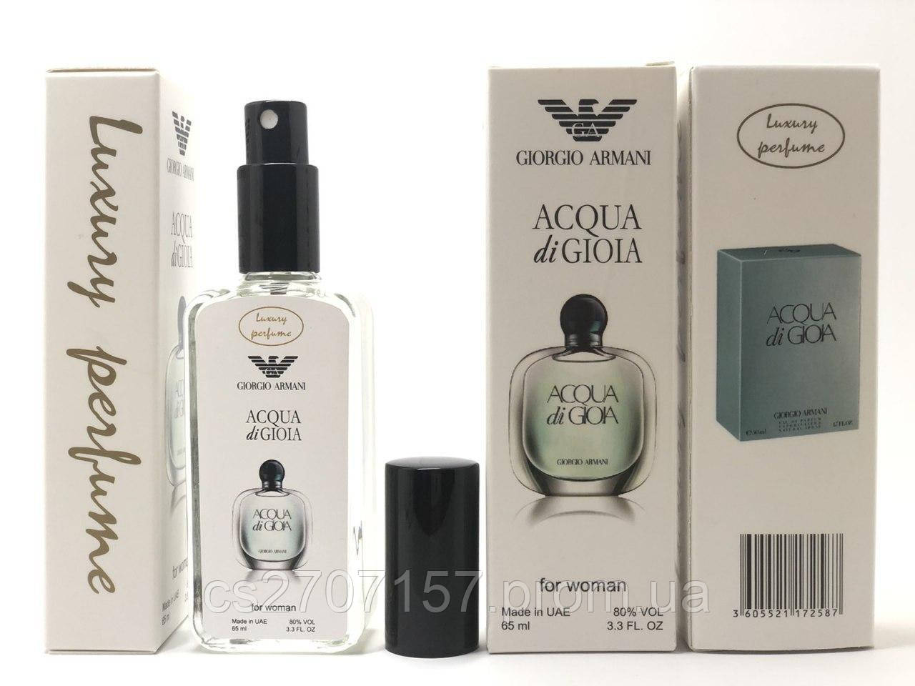 Жіночий тестер Giorgio Armani Acqua Di Gioia Luxury Perfume (Аква Ді Джиола) 65 мл