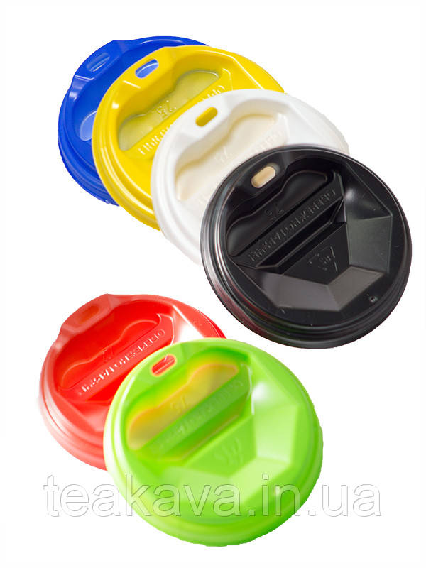 Кришка для склянки КР-90 мм біла, 50 шт., фото 1