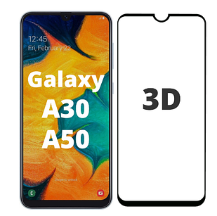 Захисне 3D-скло для Samsung Galaxy A30 A305F (самсунг галаксі а30)
