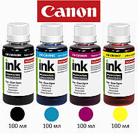 Комплект чорнил ColorWay Canon GI-490 для G1400/G2400/G3400, 4x100 мл, фарба для принтера кенон