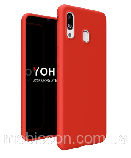 Чохол силіконовий для Samsung Galaxy A30 A305F червоний (самсунг галаксі а30ф)
