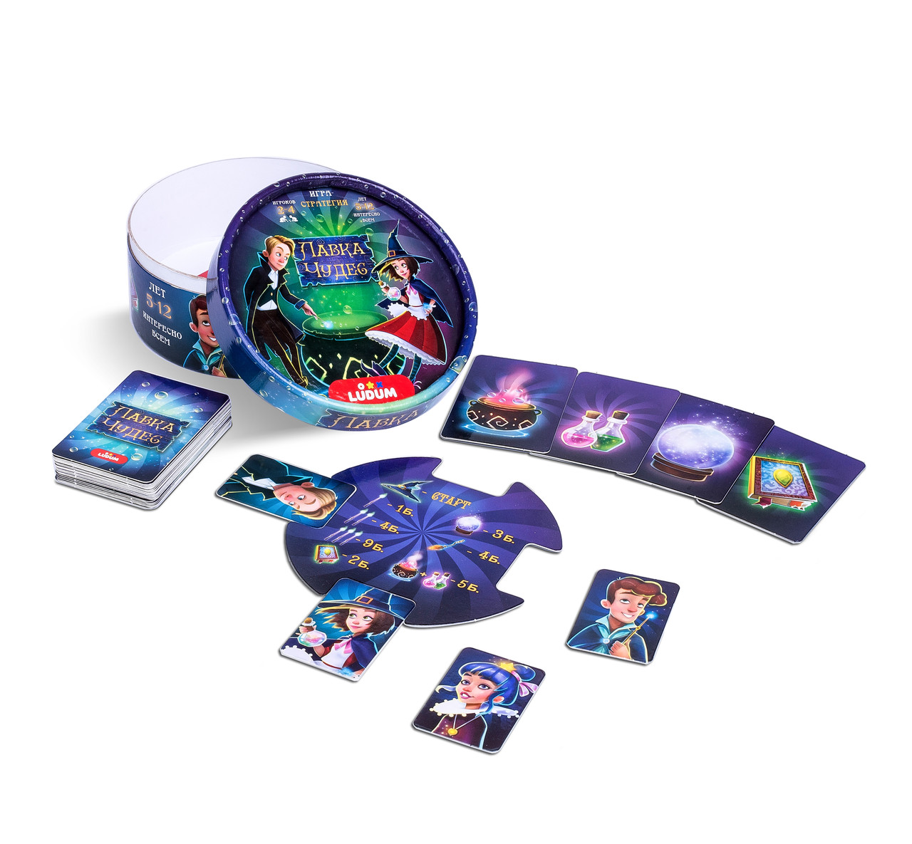 Настільна гра "Крамниця чудес" рос. тубус великої 15*8см ТМ Ludum Україна, фото 1