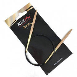 Спиці Knitpro Basix birch (Бейсікс Бірч) 60 см