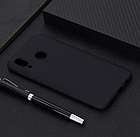 Чохол Silicone Case FULL для Samsung Galaxy A30 A305F чорний (самсунг галаксі а30ф), фото 4