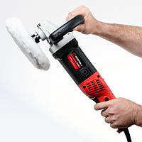 Машина полірувальна STORM 1400 Вт, 800-3200об/хв, 180 мм INTERTOOL WT-1800