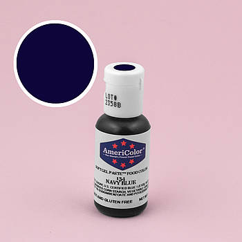 Гелева фарба AmeriColor Темно-синій/Navy Blue 21 г