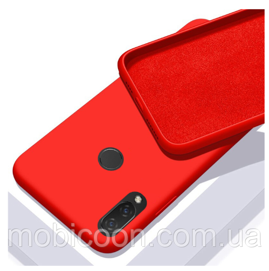 Чохол Silicone Case FULL для Samsung Galaxy A30 A305F червоний (самсунг галаксі а30ф)