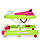 Дитячі ходунки ME 1055,музика,силіконові колеса,батарейки,салатово-рожевий, фото 6
