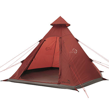 Намет кемпінговий чотиримісний Easy Camp Bolide 400 Burgundy Red, фото 1