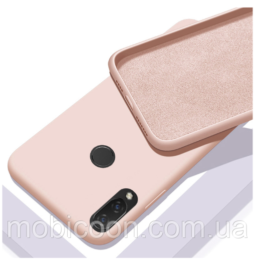 Чохол Silicone Case FULL для Samsung Galaxy A30 A305F рожевий (самсунг галаксі а30ф)