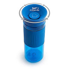 Пляшка-непроливайка Miracle 360 Hydration, Munchkin; Колір — Світло-синій