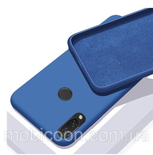 Чохол Silicone Case FULL для Samsung Galaxy A30 A305F синій (самсунг галаксі а30ф)