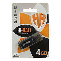 Флеш-накопитель USB 4Gb Hi-Rali Stark black