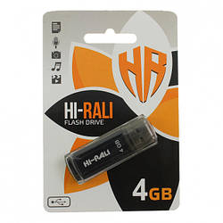 Флеш-накопичувач USB 4Gb Hi-Rali Stark black