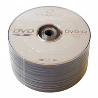 Диски DVD-R 50 шт. Titanum, 4.7Gb, 16x, Bulk Box