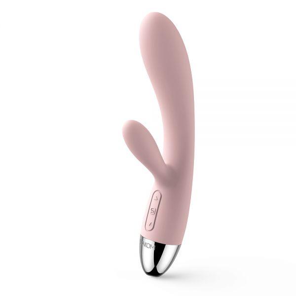 Вібратор для подвійної стимуляції Svakom Alice Rabbit Vibrator, Pink